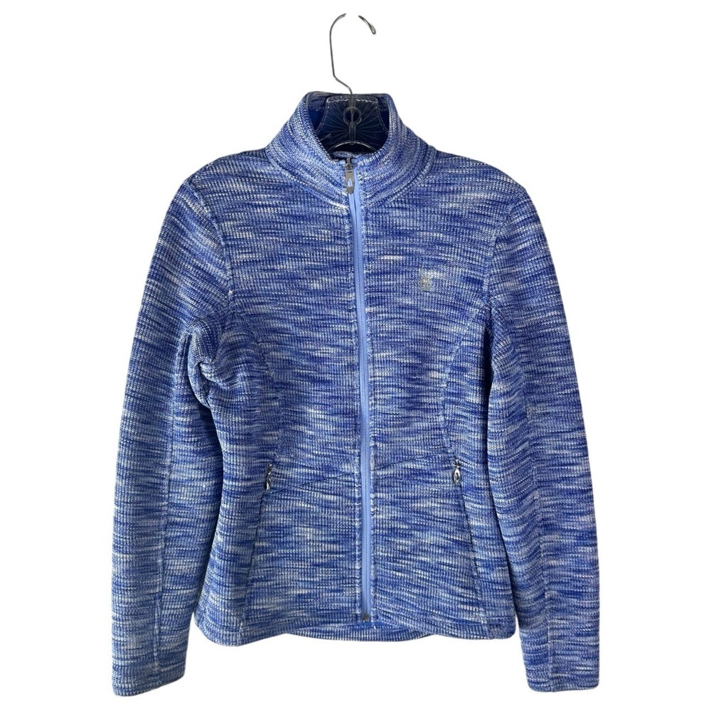 Spyder Sweater Jacket Core Full Zip Blue Size Small